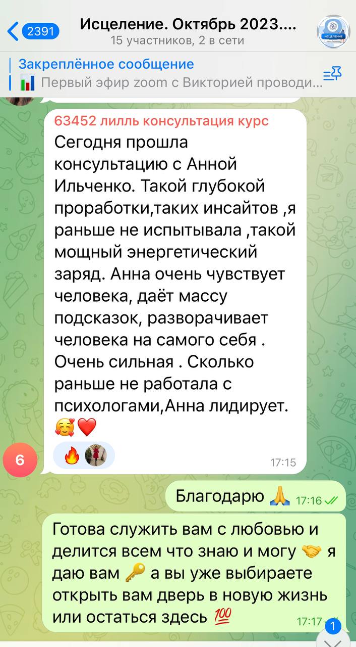 Отзыв Анна Ильченко